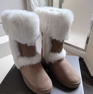 Style & Co Witty Sand Boots.  NWT
